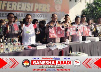 Ungkap 25 Kasus Narkoba Sepanjang 2025, Polresta Malang Kota Selamatkan 117 Ribu Jiwa