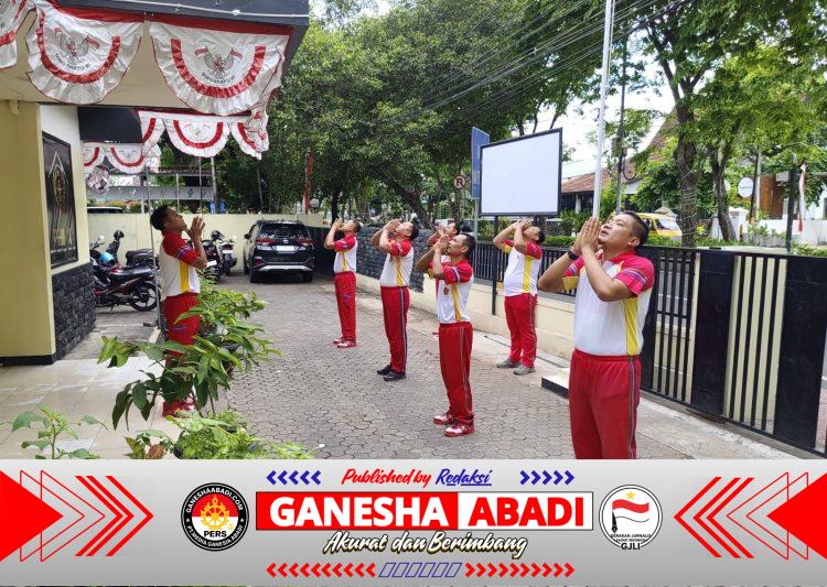 Perkuat Jiwa Korsa, Sub Kogartab 0825/Banyuwangi Rutinkan Olahraga dan Gaktib Setiap Jumat