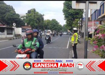 Kehadiran Polwan Warnai Police Hazard Pagi Polresta Banyumas