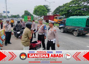 Polres Pelabuhan Tanjungperak Gelar Patroli Terpadu di Akses Vital Surabaya–Madura