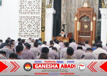Polresta Sidoarjo Gelar Sholat Ghaib dan Doa Bersama untuk Korban Bencana Aceh Sumatera