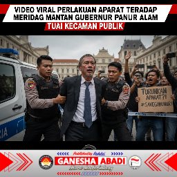 VIDEO VIRAL PERLAKUAN APARAT TERHADAP MANTAN GUBERNUR PANUR ALAM TUAI KECAMAN PUBLIK