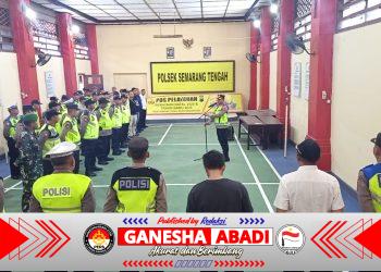 Pengamanan Terpadu Polrestabes Semarang, Ibadah Akhir Tahun dan Perayaan Tahun Baru 2026 Berlangsung Lancar