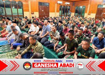 Panglima TNI Sholat Subuh Berjamaah Bersama Satgas Pamtas RI–PNG Mobile di Timika