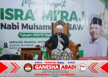 Peringati Isro’ Mi’raj Nabi Muhammad SAW, Warga Dusun Secawan Selatan Banyuwangi Gelar “Ngaji Bareng” Bersama Ustad Gopar