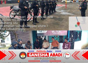 Satbrimob Polda Sumsel Batalyon B Pelopor Intensifkan Patroli Dialogis, Jaga Kamtibmas Lubuklinggau Tetap Kondusif