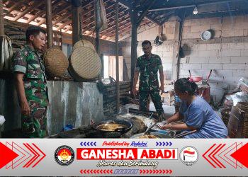 Babinsa Juwok Dampingi UMKM Tempe, Wujud Nyata TNI AD Dorong Kemandirian Ekonomi Desa
