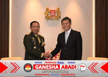 Panglima TNI Lakukan Courtesy Call dengan Pimpinan Singapura, Perkuat Kerja Sama Pertahanan Bilateral