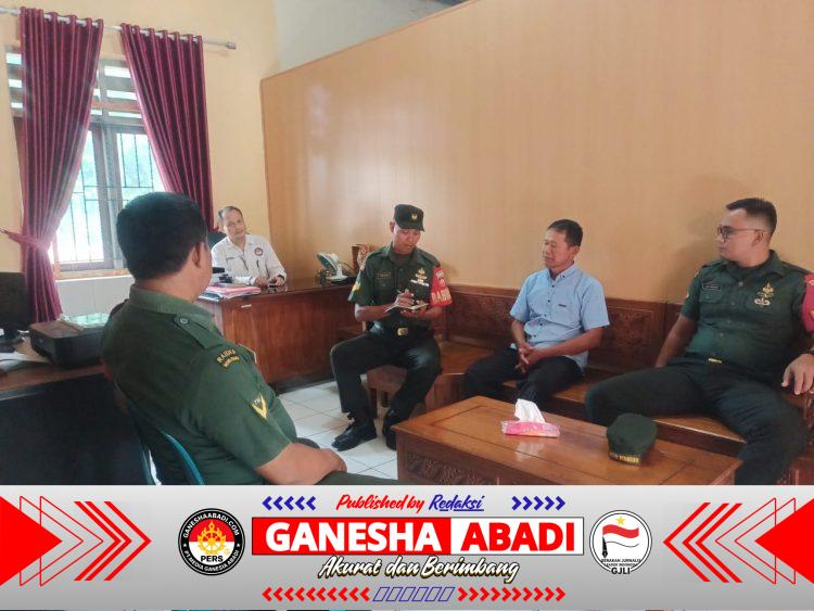 Babinsa Koramil 16/Miri Data UMKM Warga Desa Geneng, Dukung Penguatan Ekonomi Lokal