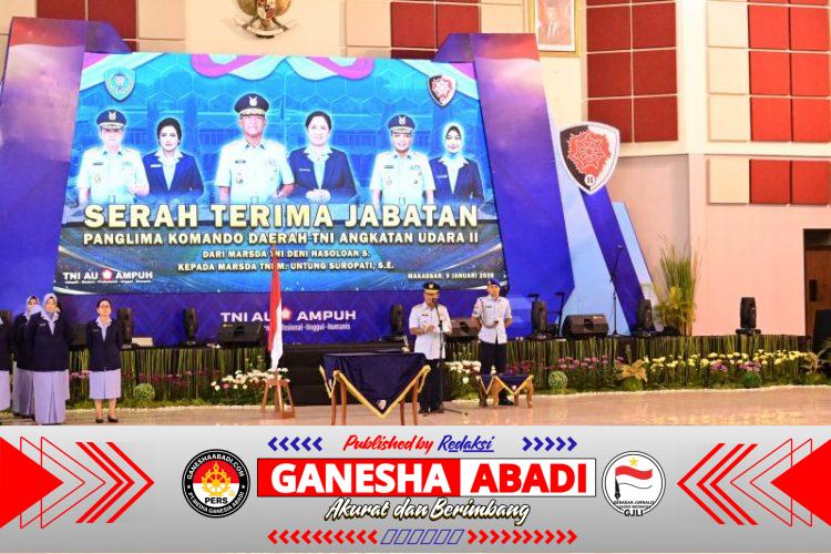 Danlanud Sultan Hasanuddin Hadiri Sertijab Panglima Kodau II di Makassar