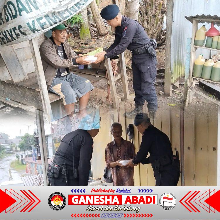 Satbrimob Polda Sumsel Batalyon B Pelopor Gelar Jumat Berkah, Wujud Nyata Kepedulian Sosial di Lubuklinggau