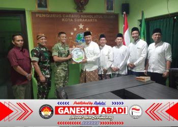 Dandim 0735/Surakarta Silaturahmi dengan Ketua PCNU, Perkuat Sinergi TNI dan Tokoh Agama