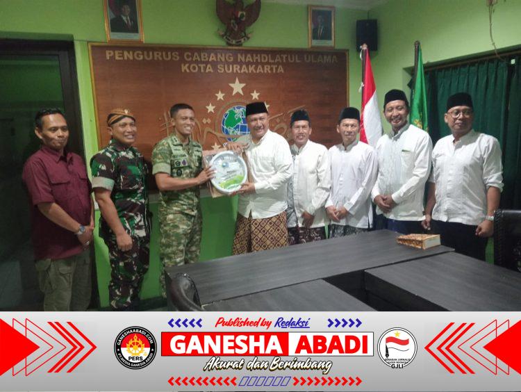 Dandim 0735/Surakarta Silaturahmi dengan Ketua PCNU, Perkuat Sinergi TNI dan Tokoh Agama