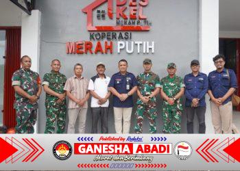 Dandim 0724/Boyolali Dampingi Wadirut PT Agrinas Tinjau Pembangunan KDKMP