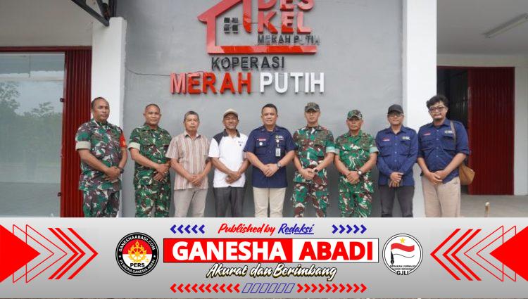 Dandim 0724/Boyolali Dampingi Wadirut PT Agrinas Tinjau Pembangunan KDKMP