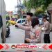 Polsek Taman Gelar Jumat Berkah, Bagikan Makanan dan Sampaikan Pesan Kamtibmas