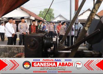 Polres Kediri Bangun Sumur Bor di Masjid Al-Bashor, Hadirkan Akses Air Bersih untuk Warga Desa Belor