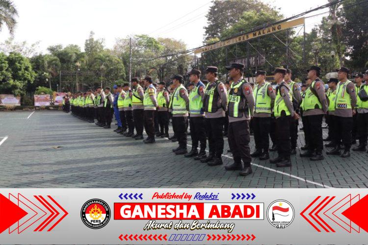 Polres Malang Laksanakan Pengamanan Ketat Kunjungan Kerja Presiden RI Prabowo Subianto di Kabupaten Malang