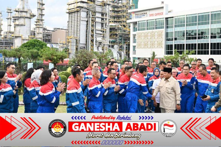 Panglima TNI Dampingi Presiden Prabowo Resmikan RDMP Balikpapan, Tonggak Kedaulatan Energi Nasional