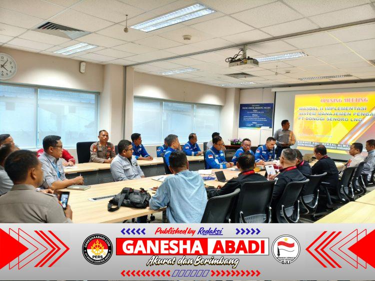 Baharkam Polri Laksanakan Wasdal II Penerapan Sistem Manajemen Pengamanan di PT Donggi Senoro LNG