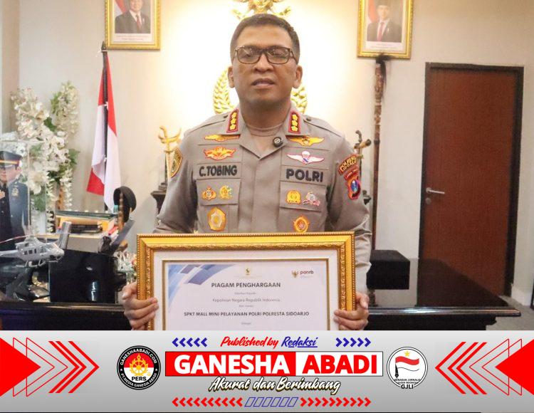 SPKT Mall Mini Polresta Sidoarjo Raih Finalis Top Inovasi KIPP 2025, Dapat Apresiasi Menteri PANRB