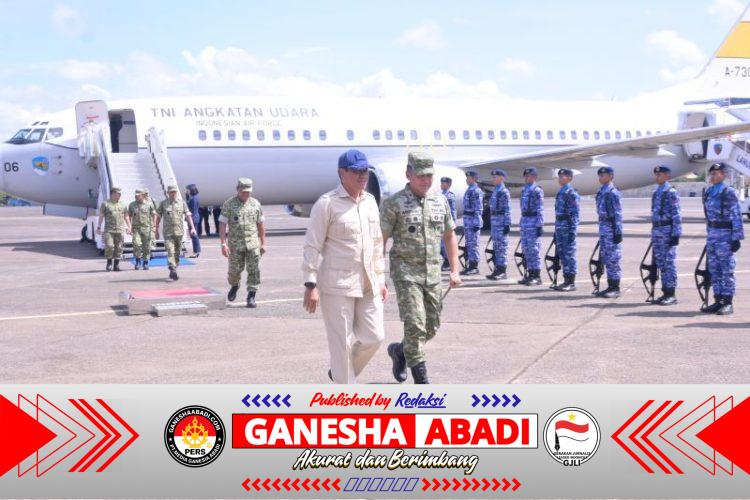Wamenhan RI Tinjau Kesiapan Pembangunan Infrastruktur Strategis TNI AU di Lanud Sultan Hasanuddin