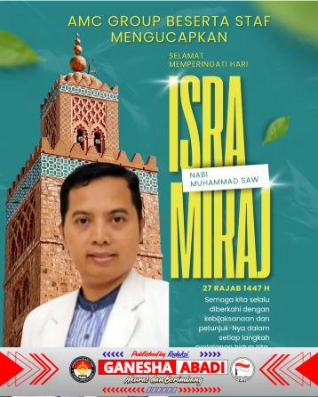 CEO AMC Group Peringati Isra Mi’raj 1447 H, Tegaskan Komitmen “Bekerja dengan Hati”