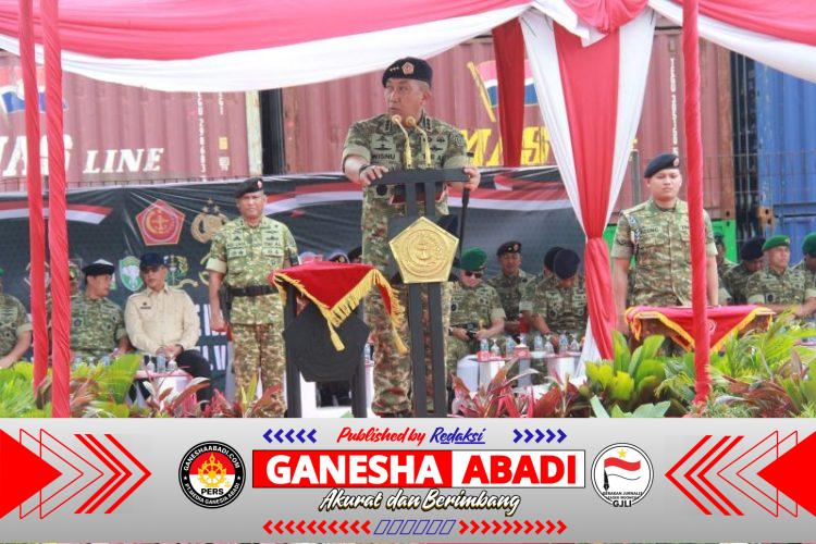 Danjen Akademi TNI Resmi Lepas Satgastar Latsitardanus XLVI/2026 ke Aceh