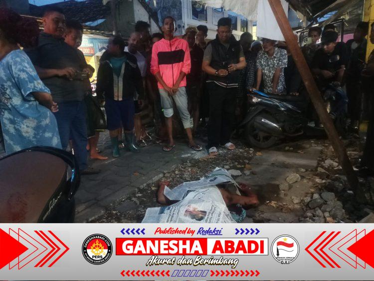 Pria Tanpa Identitas Ditemukan Tewas Bersimbah Darah di Wonokusumo Jaya Surabaya
