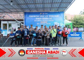 Polres Gresik Terbitkan SIM D Ramah Disabilitas, Gandeng BRI Cabang Gresik