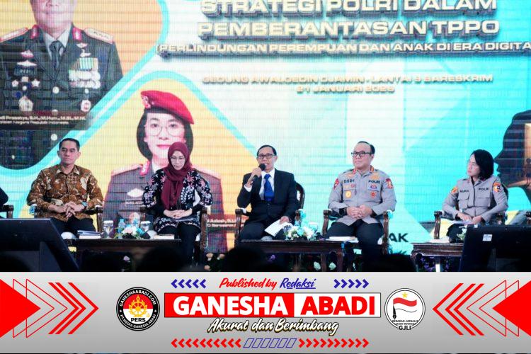 Polri Luncurkan dan Bedah Buku Strategi Pemberantasan TPPO di Era Digital