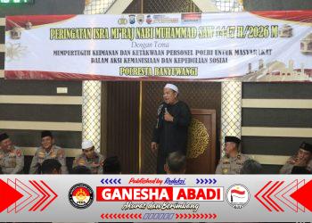 Polresta Banyuwangi Peringati Isra Mi’raj, Perkuat Spirit Humanis Personel Polri