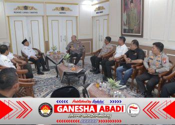 Kapolres Blitar AKBP Rivanda S.I.K Awali Tugas dengan Silaturahmi Forkopimda, Perkuat Sinergi Kamtibmas