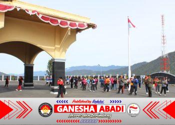 Kodim 1714/Puncak Jaya Perkuat Sinergi Lintas Sektor Lewat Olahraga Bersama Pemda