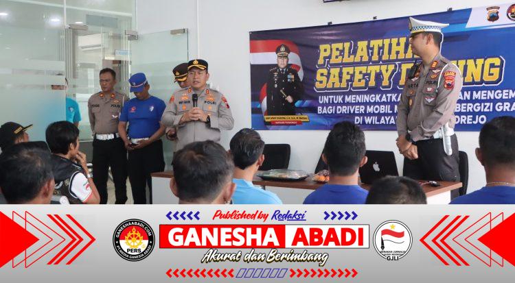 Antisipasi Kecelakaan, AKBP Windy Syafutra Inisiasi Pelatihan Khusus Sopir MBG se-Purworejo