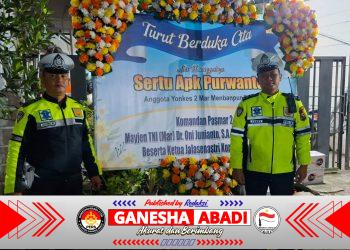 Polsek Krian Kawal Pemakaman Prajurit Marinir, Wujud Penghormatan dan Pelayanan Humanis Polri