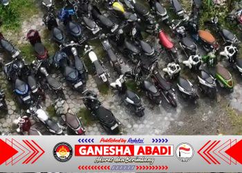 Polres Jember Tindak Tegas Knalpot Brong dan Kendaraan Tanpa TNKB, 110 Motor Diamankan