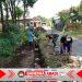 Babinsa Koramil Karangmalang Budayakan Gotong Royong, Bangun Talud Jalan di Desa Guworejo