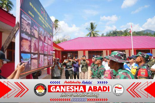 Kasum TNI Tinjau Pembangunan Huntara dan Huntap Korban Banjir di Tapanuli Selatan