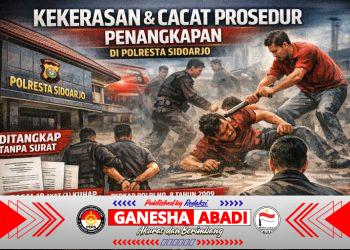 Dugaan Kekerasan dan Pelanggaran Prosedur Penyidikan di Polresta Sidoarjo Disorot Publik