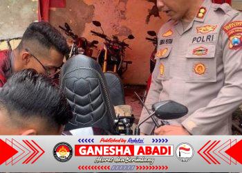 Polrestabes Surabaya Perkuat Benteng Anti Curanmor Lewat Alarm Motor Gratis