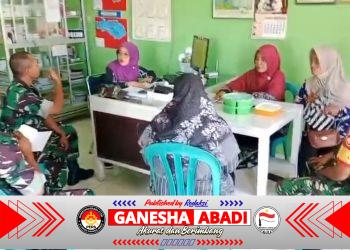 Babinsa Karangmalang Lakukan Pendataan Balita dan Ibu Hamil, Pastikan Program MBG Tepat Sasaran