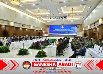 Panglima TNI Dampingi Menteri Pertahanan Hadiri Entry Meeting Laporan Keuangan 2025