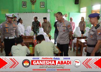 SPPG Polres Pasuruan Kota Salurkan 1.635 Paket Makan Bergizi Gratis untuk Pelajar