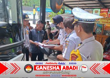 Hari Ke-2 Operasi Keselamatan Candi 2026, Polda Jateng Gandeng Stakeholder Gelar Rampcheck di Rest Area Ungaran
