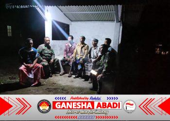 Babinsa Koramil Wonosegoro Perkuat Siskamling, TNI Hadir Jaga Kondusivitas Desa Kalinanas