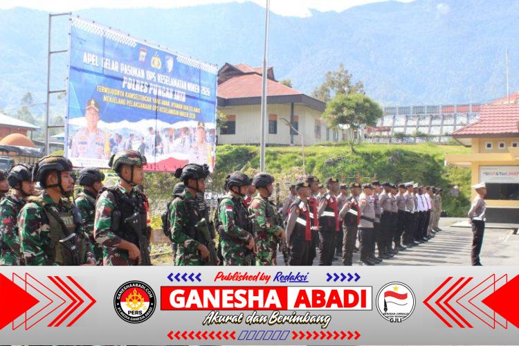 Sinergi TNI–Polri–Pemda, 200 Personel Ikuti Apel Kesiapan Operasi Noken 2026 di Puncak Jaya