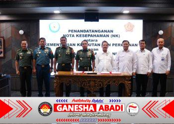 Panglima TNI dan Menteri KKP Teken MoU, Perkuat Sinergi Ketahanan Pangan dan Pengamanan Laut Nasional