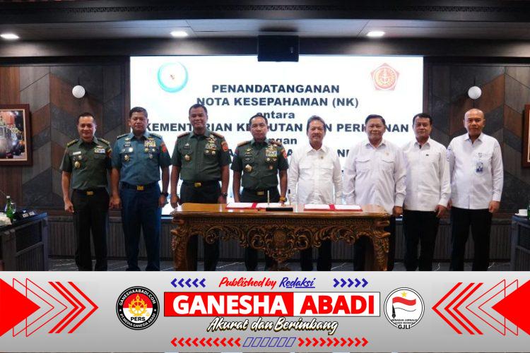 Panglima TNI dan Menteri KKP Teken MoU, Perkuat Sinergi Ketahanan Pangan dan Pengamanan Laut Nasional
