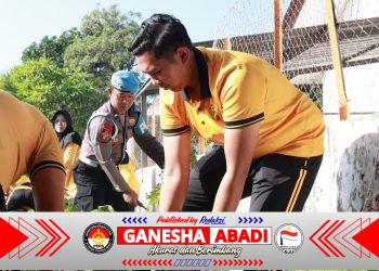 Polda Jatim Gelar Kerja Bakti Serentak Laksanakan Program Gerakan Indonesia Asri